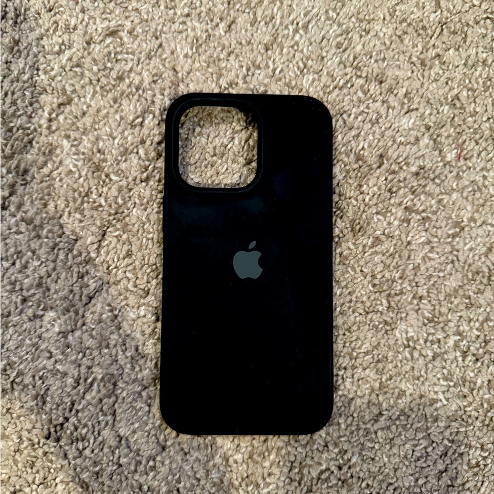 Apple iPhone 13 Pro case in black.